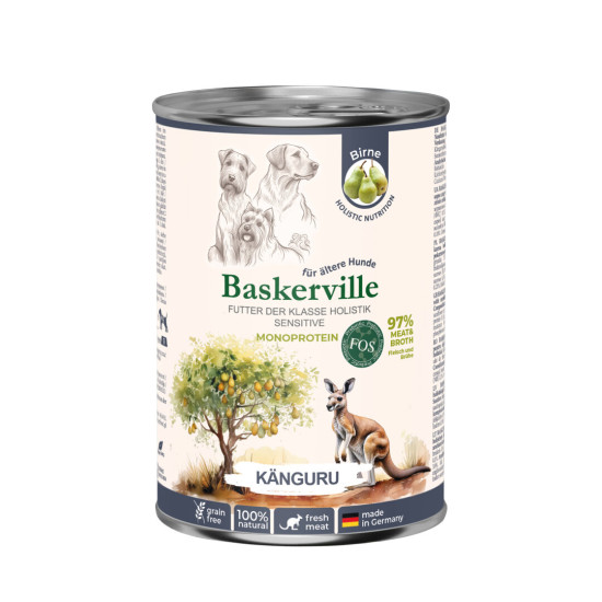 Baskerville Monoprotein (Баскервіль) - консервований корм для собак, з кенгуру