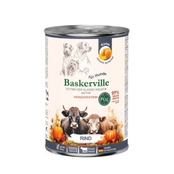 Baskerville Monoprotein (Баскервиль) - консервированный корм для активных собак, с говядиной