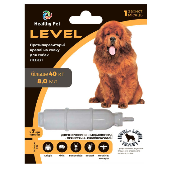 Healthy Pet Level  - краплі від бліх та кліщів для собак