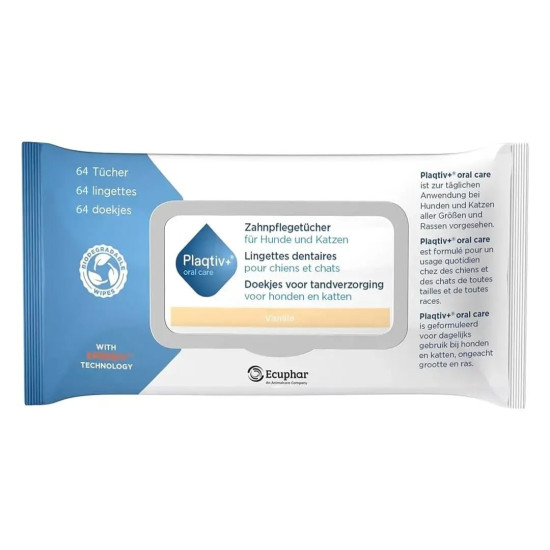 Plaqtiv+ Dental Wipes - салфетки для ротовой полости