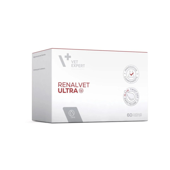 VetExpert RenalVet Ultra (Реналвет Ультра) - препарат для котів і собак при хронічній нирковій недостатності