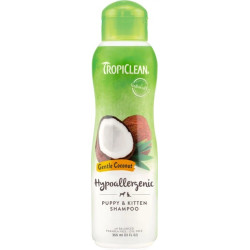 TropiClean Gentle Coconut Pet - шампунь для цуценят та кошенят гіпоалергенний, з ніжним кокосом