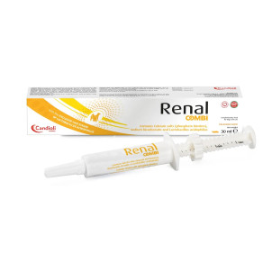 Candioli Renal Combi (Ренал Комбі) - препарат для собак і котів при фосфатемії та азотемії, паста