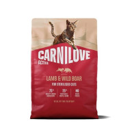 Carnilove Cat Active Lamb & Wild Boar Sterilised (Карнілав) - дорослі стерилізовані кішки, з ягням і диким кабаном