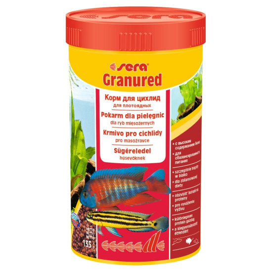 Sera Granured Nature - корм для цихлід, гранули