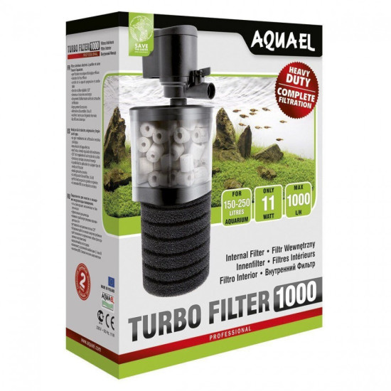 Aquael Turbo Filter 1000 - акваріумний фільтр внутрішній до 250 літрів
