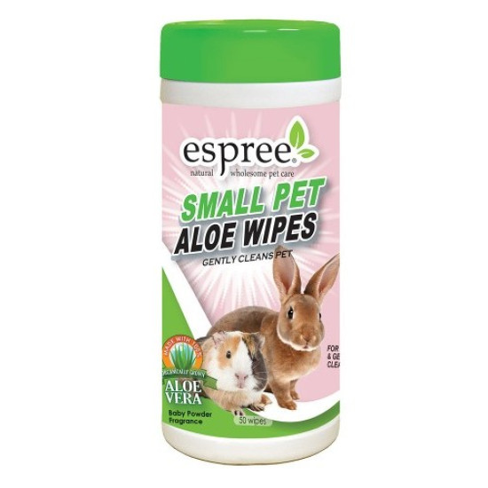 Espree Small Animal Wipes (Эспри) - влажные салфетки для грызунов с ароматом детской присыпки