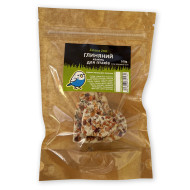 Zelena Zoo - глиняний камінь для папуг з овочами і квітами