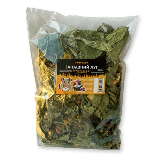 Zelena Zoo - лакомство для грызунов, Зеленый Рацион Ароматный луг