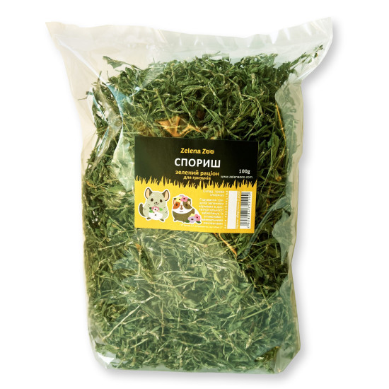 Zelena Zoo - лакомство для грызунов, Зеленый Рацион Спорыш