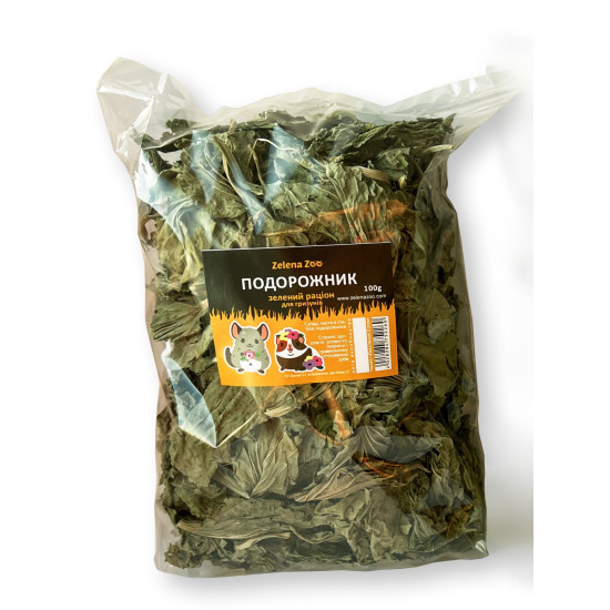 Zelena Zoo - лакомство для грызунов, Зеленый Рацион Подорожник