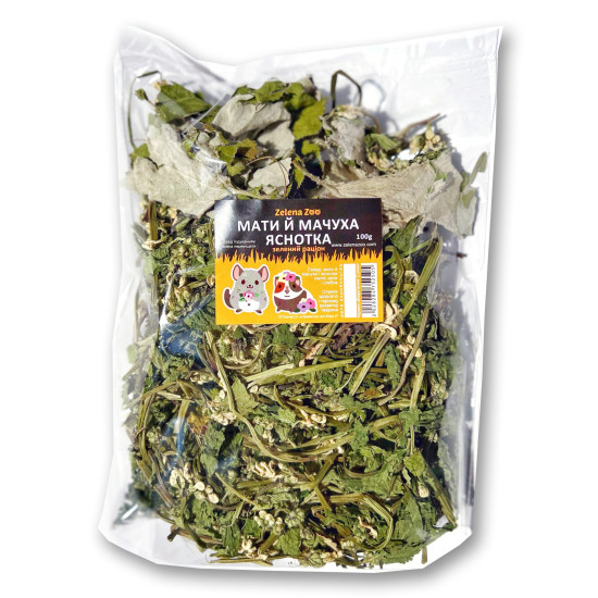 Zelena Zoo - лакомство для грызунов, Зеленый Рацион Мать и мачеха, Яснотка