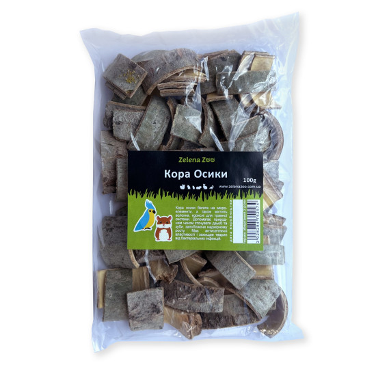 Zelena Zoo - лакомство для грызунов, кора осины