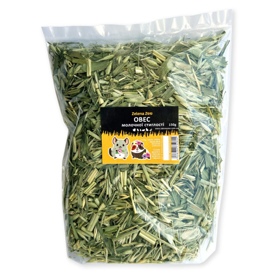 Zelena Zoo - лакомство для грызунов, Зеленый Рацион Овес молочной спелости