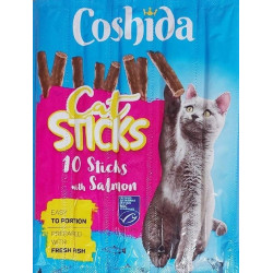 Coshida Cat Sticks - ласощі для котів, м'ясна паличка з лососем