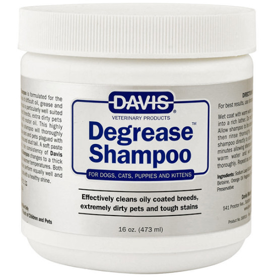 Davis Degrease Shampoo - знежирювальний шампунь для собак та котів