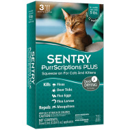 Sentry PurrScriptions (Сентри Пуррскрипшнс) - капли от блох и клещей для кошек