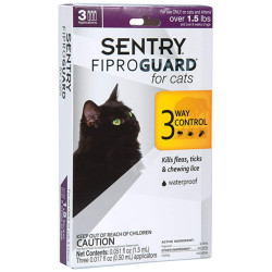 Sentry Fiproguard (Сентрі Фіпрогард) - каплі від бліх та кліщів для котів