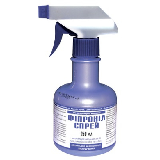 Фипронил - спрей от блох и клещей