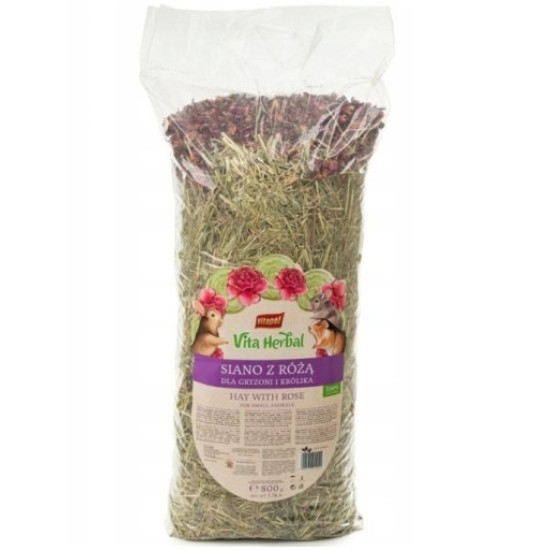 Vitapol Vita Herbal (Витапол) - сено луговое с розой для грызунов