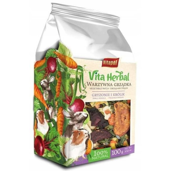Vitapol Vita Herbal (Витапол) - лакомство для грызунов, овощная грядка