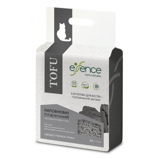 Essence Tofu (Эссенс Тофу) - соевый наполнитель с активированным углём