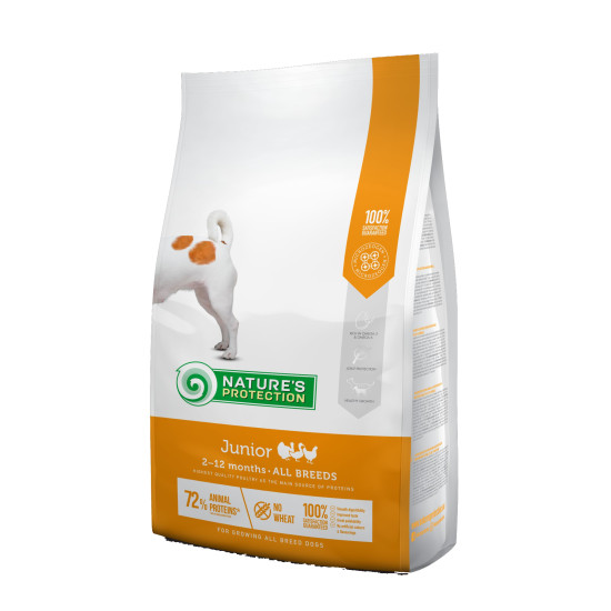 Natures Protection Junior All Breeds - цуценя, з куркою