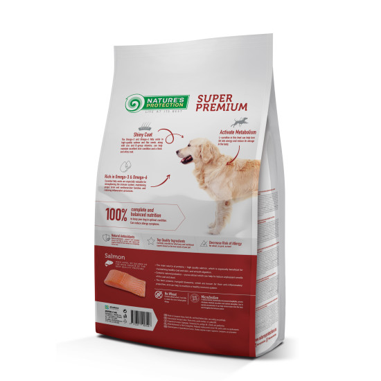 Natures Protection Extra Salmon Adult All Breeds - взрослые собаки, с лососем