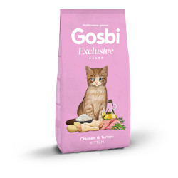 Gosbi Exclusive Chicken & Turkey Kitten (Госбі Ексклюзив) - кошенята, з куркою та індичкою