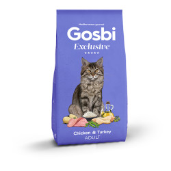 Gosbi Exclusive Chicken & Turkey Adult (Госбі Ексклюзив) - дорослі коти, з куркою та індичкою