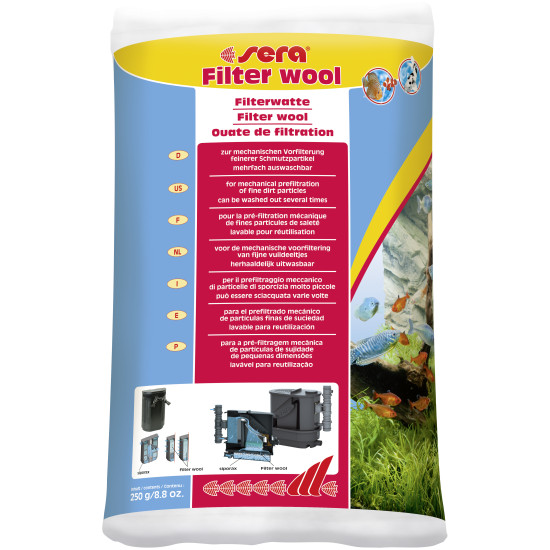Sera Filter Wool - наполнитель для фильтра, вата