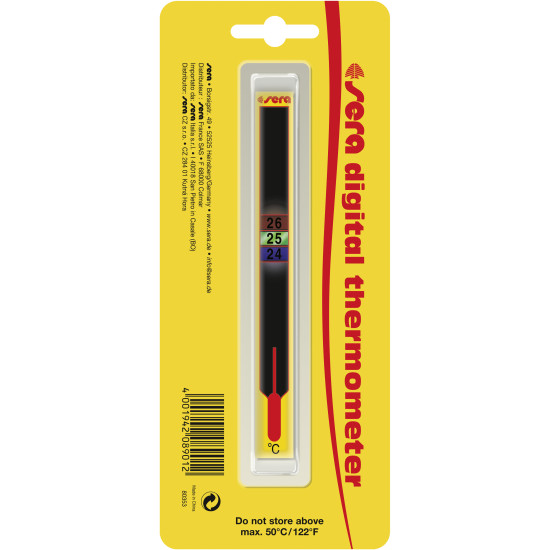 Sera Digital Thermometer - термометр для аквариума наклейка