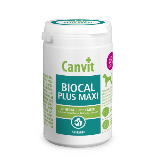 Canvit Biocal Plus Maxi (Канвіт Біокаль Плюс Максі) - добавка для підтримки кісток та суглобів собак великих порід