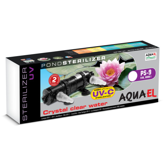 Aquael UV PS-9W - стерилизатор для воды в водоемах