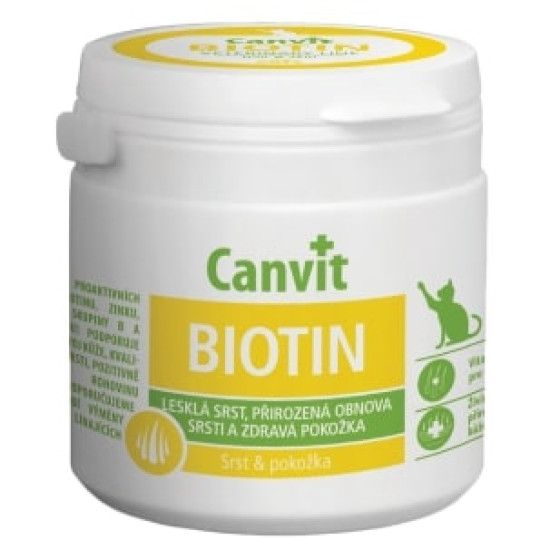 Canvit Biotin Cat (Канвит Биотин) - добавка для кожи и шерсти котов
