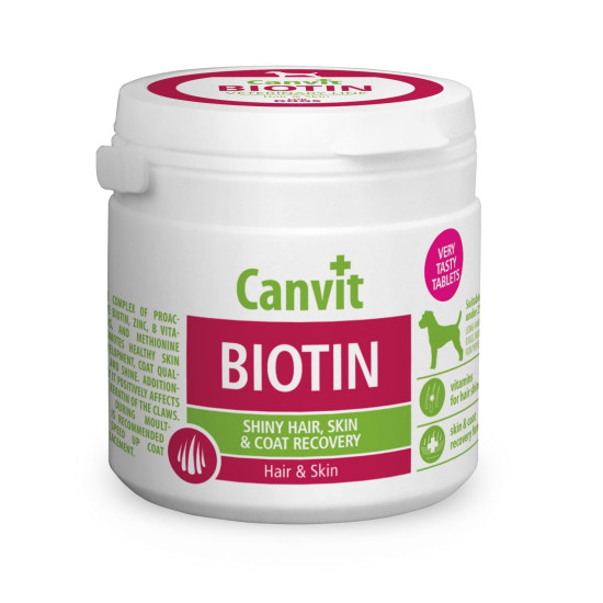 Canvit Biotin Dog (Канвит Биотин) - добавка для кожи и шерсти собак
