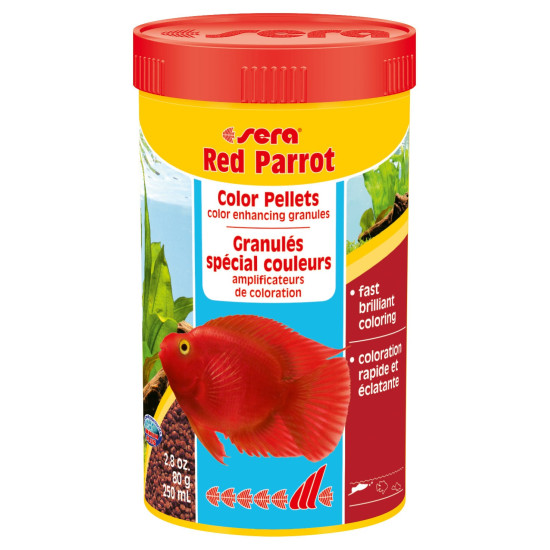 Sera Red Parrot - корм для риб-папуг, гранули