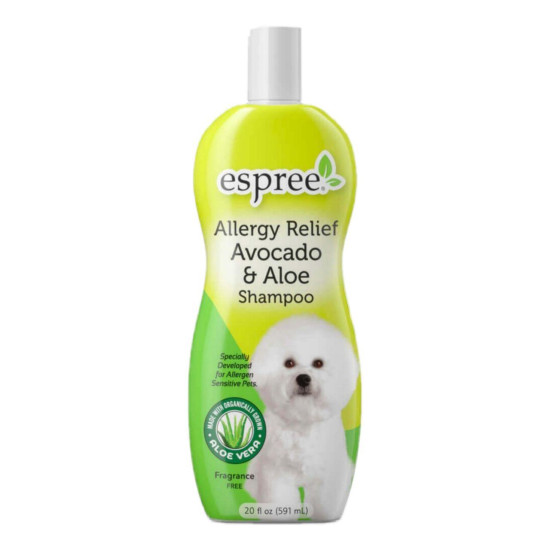 Espree Allergy Relief Avocado & Aloe Shampoo (Еспрі) - шампунь з олією авокадо і алое вера для собак з чутливою шкірою