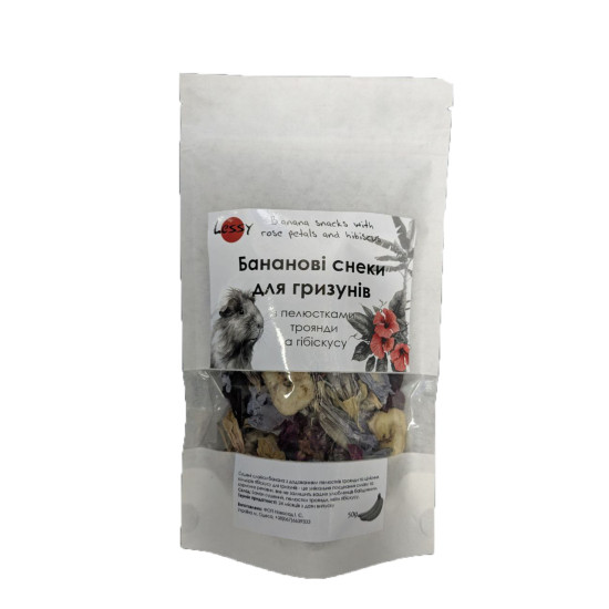 Lessy Banana Snacks for Rodents - лакомство для грызунов, банановые снеки