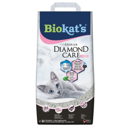 Biokat's Diamond Care Fresh (Біокетс) - гліняний наповнювач з ароматом дитячої присипки