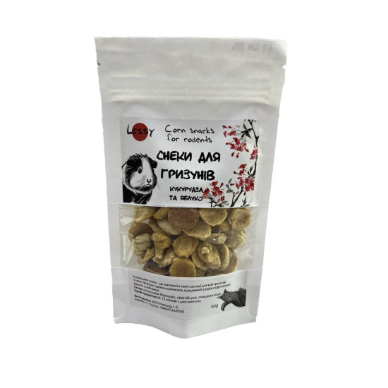 Lessy Corn Snacks for Rodents - лакомство для грызунов, кукурузные снеки