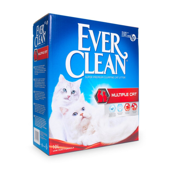 Ever Clean Multiple Cat (Эвер клин) - глиняный наполнитель с гранулами силикагеля
