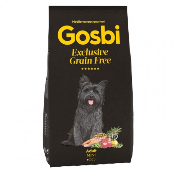 Gosbi Exclusive Grain Free Adult Mini (Госби Эксклюзив) - взрослые собаки мелких пород, с ягнёнком и лососем