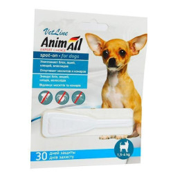 AnimAll VetLine (Энимал) - капли от блох и клещей для собак
