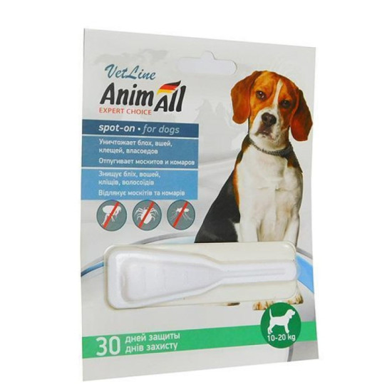AnimAll VetLine (Энимал) - капли от блох и клещей для собак