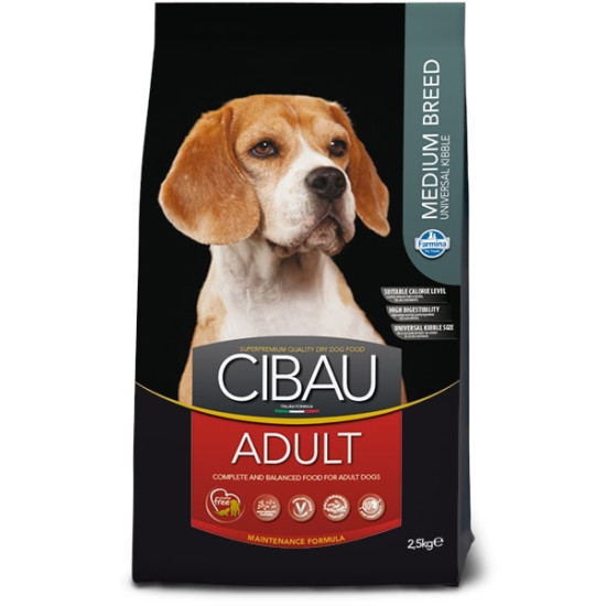 Farmina Cibau Adult Medium Chicken (Фарміна) - дорослі собаки середніх порід, з куркою