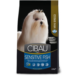 Farmina Cibau Sensitive Adult Mini Fish (Фарміна) - дорослі собаки дрібних порід з чутливим травленням, з рибою
