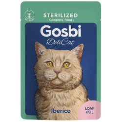 Gosbi DeliCat (Госбі Делікет) - консервований корм для стерилізованих котів, зі свининою, паштет