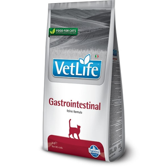 Farmina Vet Life Gastrointestinal (Фарміна Гастроінтестінал) - дієта для котів при захворюваннях шлунково-кишкового тракту, з куркою