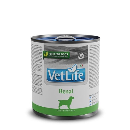 Farmina Vet Life Renal (Фармина Ренал) - консервированная диета для собак при заболеваниях почек, с курицей